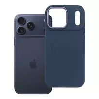 OEM Case for iPhone 18 Pro Max / 17 Pro Max Frame Mag Cover compatible with MagSafe navy blue