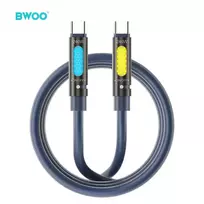 BWOO X325C-C data transfer and charging cable | USB-C to USB-C | 240W | black