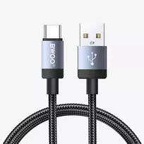 BWOO BO-X401C data transfer and charging cable | USB-A to USB-C | 15W | 1m | black