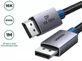 UGREEN Cable DisplayPort - DisplayPort 2.1 16K/60Hz 80Gbps 1m