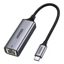 UGREEN CR199 USB-C to RJ45 network adapter grey