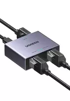 UGREEN Gigabit Ethernet Splitter 1 to 2 RJ45 (8P8C), Silver