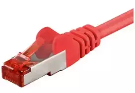 Goobay Ethernet LAN network cable | Cat6 | S/FTP | 5m | red