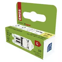 EMOS Halogen Lamp G9 30W 230V Warm White 300°C