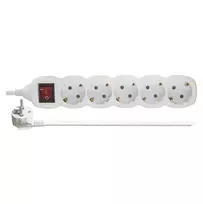 EMOS Current Extension cable 5m, 3x1.5 mm² 5 sockets + switch white