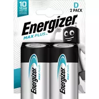 Energizer Alkaline battery LR20 (D) EP95 1.5V 18000mAh MAX plus 2pcs blister