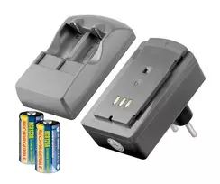 Goobay Photo Battery Plug-in charger - suitable for up to 2x RCR123A rechargeable batteries