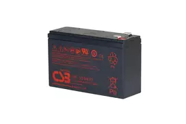 CSB Battery Lead acid battery 12V 6.4Ah@C20 24W@15min -F1, +F2 Pb AGM VRLA CSB