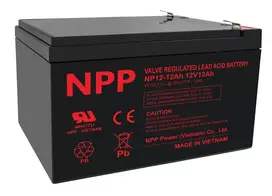 NPP Battery 12V 12Ah T2(F2) Pb AGM
