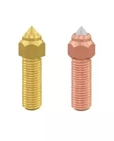 Creality Nozzle kit 1pc brass, 1pc copper/hardened steel 0.4mm for K1 / K1Max / CR-M4 / ENDER-3V3KE
