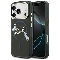 Karl Lagerfeld Script Logo MagSafe Case for iPhone 18 Pro Max / 17 Pro Max black