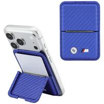 BMW Carbon Metal Logo MagSafe Wallet M Blue