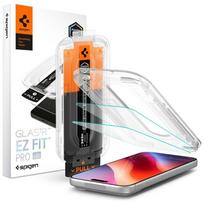 Spigen Glas.TR EZ FIT PRO HD tempered glass for Apple iPhone 18 Pro / 17 Pro / 17 / 16 Pro, transparent, 2pcs