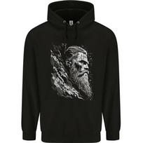 Viking Elder Valhalla Odin Norse Gods Hoodie XXL gray