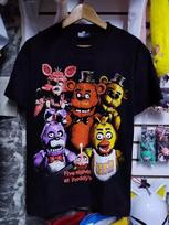 Reprint Five Nights at Freddy's Basic Black Unisex Men Women T shirt S-5XL XXXXL brown