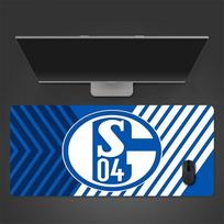 Schalke 04 Mouse Pad, Large Gaming Desk Mat, Non-slip XXL Mousepad for Laptop & Tablet, Mini PC Playmat with Stitched Edges 30cmx60cm(11.8x23.6inch) blue