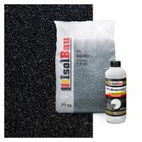 IsolBau Akmens Kilimo Rinkinys Steinteppich Nero 1/4mm 25kg