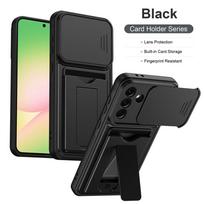 For Samsung Galaxy A17 5G Case Shockproof Armor Wallet Card Slot Credit Card Cover For Galaxy A17 A 17 Bracket Cases Galaxy A17