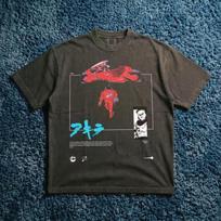 Akira Anime T‑Shirt Men Women Retro Manga Graphic Print Short Sleeve Crew Neck Harajuku Streetwear Vintage Summer Fashion Tees 110 gray