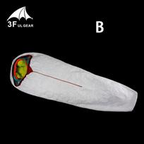 3F UL GEAR Camping Bivy Bag Outdoor TYVEK Sleeping Bag Cover Waterproof Warming Protect Anti-dirty Ventilate Moisture-proof Type B