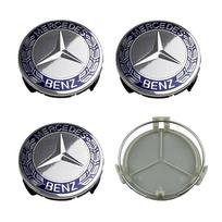 4 vnt. 75 mm automobilio ratlankio centrinis dangtelis, stebulės dangteliai, emblemos priedai Mercedes Benz AMG W210 W211 W176 W203 W204 W212 W205 CLA CLK GLA GLC