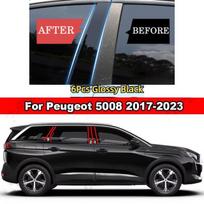 Durų langų dekoratyvinės apdailos stulpelių lipdukai Peugeot 206 207 208 Citroen C2 301 307 308 2008 5008 2004-2023
