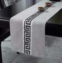 Aukštos kokybės gėlės Stalo vėliava Arbata Menas Staltiesė Ilgi Stalai Kilimėlis Karštas Parduodama nauja Kinijos stiliaus lova vėliava 33x180cm white
