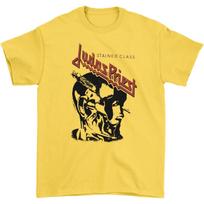 Judas Priest Stained Class Vintage Head T-shirt  High-end Luxury Is for Both Men and Women Top Y2k 2026 Summer 2XL yellow