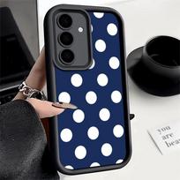 Telefono dėklas Samsung Galaxy A17 A16 A15 A14 A13 Taškeliai Meno Mados Dizainas A56 A36 A26 A55 A35 A25 A54 A34 A24 A53 A33 A23 Samsung A35 gray