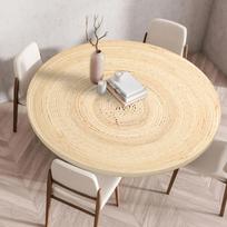 60/90/120 cm apvalaus stalo užvalkalas, atsparus vandeniui ir aliejui, elastinis apvalaus stalo užvalkalas virtuvei, valgomajam, vestuvėms, vakarėliui Diameter 60cm