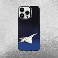 Concorde Air France Phone Case For iPhone 17,16,15,14,13,12,11,X,Mini,Pro,E,MAX Black Candy Matte Shockproof Cover iPhone13 gray