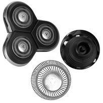 Steel Shaver Head Replacement Accessory Fit for Philips RQ10 RQ1250 RQ12 RQ1280 RQ1180 RQ11 gray