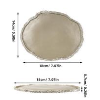 Pets Feeding Plate Reptile Feeding Bowl Vivarium Food Water Dish Resin Bowl For Turtle Gecko Snake Breeding Tray Reptile Bowls gray