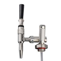 Coffee Tap Nitro Cold Brew Coffee Maker Kit, Home Brew Stainless Steel Nitrogen Coffee Tap Faucet with Ball Lock Keg Dispenser gray