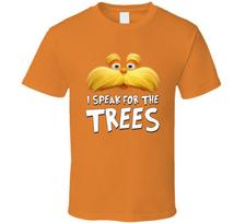 I Speak For The Trees Lorax T Shirt S yellow