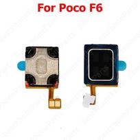 Top Ear Speaker For Xiaomi Poco F6 Pro PocoF6 F6Pro Earspeaker Earphone Sound Earpiece Mobile Phone Replacement Parts 6 black