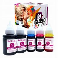 Inkdigo GI490XL ink compatible with Canon Pixma G1400 G2411 G3411 G1411 TÜV certified