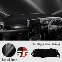 for GR Yaris 2026 2025 2024 Car Anti‑Glare Dashboard Cover Dashmat Non‑Slip Protective Dash Mat Pad Auto Accessories RHD Leather