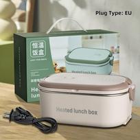 Lunch Box With Electric Heater 2-Basket Stainless Steel 304 No Rust Portable Water-Free Electric Lunch Box A4