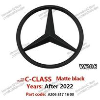ABS Originalios Automobilio Galinės Bagažinės Ženkliuko Lipdukas Mercedes Emblemos Dangtelis Mercedes Benz C klasės C200 C300 W206 2022-2024 A2068171600