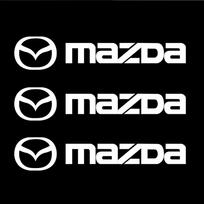 4 vnt. Automobilio dekoracija Automobilio durų viniliniai logotipai Kėbulo bagažinės emblemos Lipdukai Dekalas Mazda 6 3 CX5 5 2 CX7 Demio Axela MX30 CX30 CX3 RX8