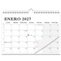 Jan.2027- Jun. 2028 Spanish Hanging Calendar 18 Month Planner Calendar Wall Calendar  Office