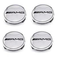 4 vnt. 75 mm automobilio ratlankio centrinis dangtelis, stebulės dangteliai, emblemos priedai Mercedes benz AMG C E S GLE CLC klasei W204 W203 W205 W124 W221