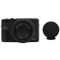 Suderinamas su Canon G7X Mark III Kamera Silikoninis Apsauginis Dangtelis, G7X3 Smūgiams Atsparus ir Dilimui Atsparus Silikoninis Dangtelis Skaitmeninis Aksesuaras juoda