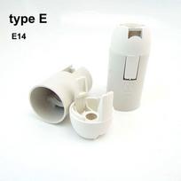 5pcs E27 E14 AC power socket led Light Bulb Lamp base Converter for cap head power Holder electric Pendant Screw Lamp shade E black E14