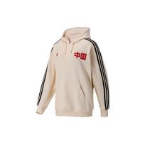 Adidas Womens Volleyball Championship 40th Anniversary Embroidered Striped Hoodie Women Hoodies Yellow HT9380 S beige