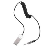 Car Bluetooth Receiver 3.5mm Jack Fast Pairing Stable Connection Portable Wireless Audio Adapter for Home Vehicle black