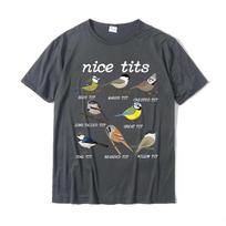 Fashion Nice Tits Funny Bird Watching Funny Tit Birds Birdwatcher T-Shirt Cotton Tops T Shirt Design Special Street T Shirts L black