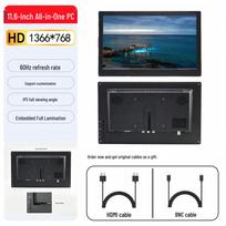 10.1-15.6 inch IPS Touchscreen Monitor with Full Lamination for Industrial Control