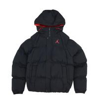 Nike Air Jordan Men's Essential Puffer Hooded Jacket Black XXL black